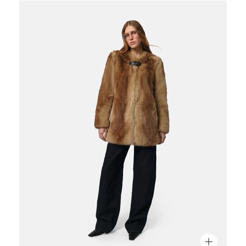 APPARIS Petra Brown Faux Fur Jacket - Picture 2 of 4